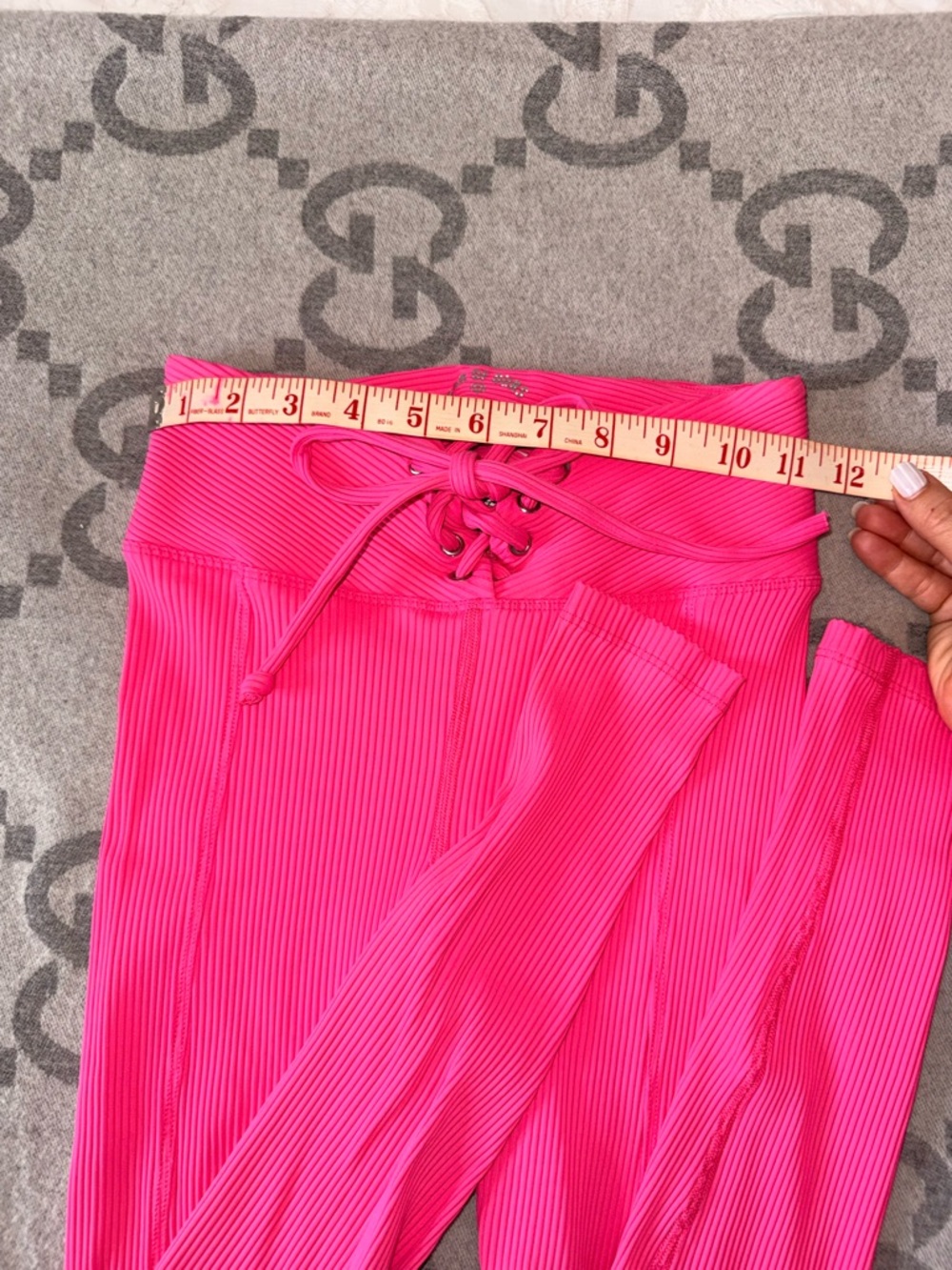 Year of Ours Ribbed Football Lace-Up Leggings - Picture 7 of 10